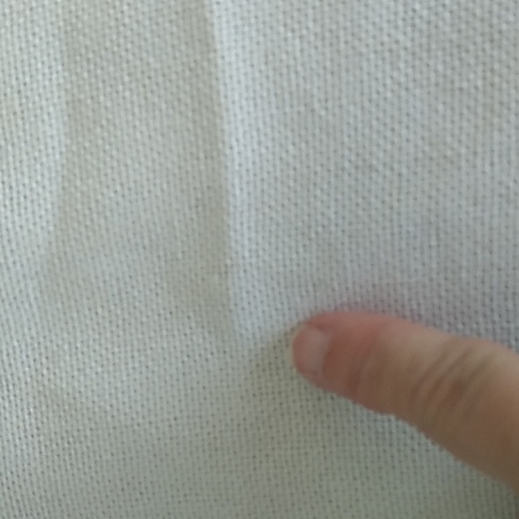 Threshold curtain natural white light filtering with gray trim 2 panels - Picture 13 of 13